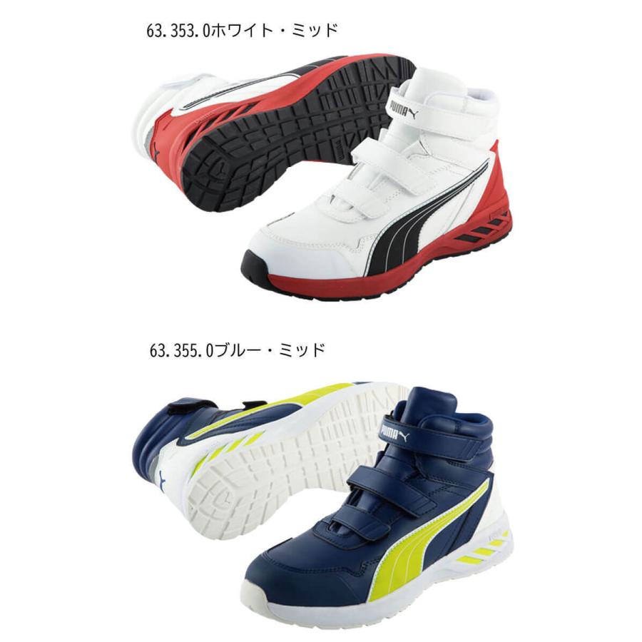 プーマ　セーフティシューズ25cm PUMA（プーマ） 安全靴 セーフティーシューズ ライダー2.0ミッド
