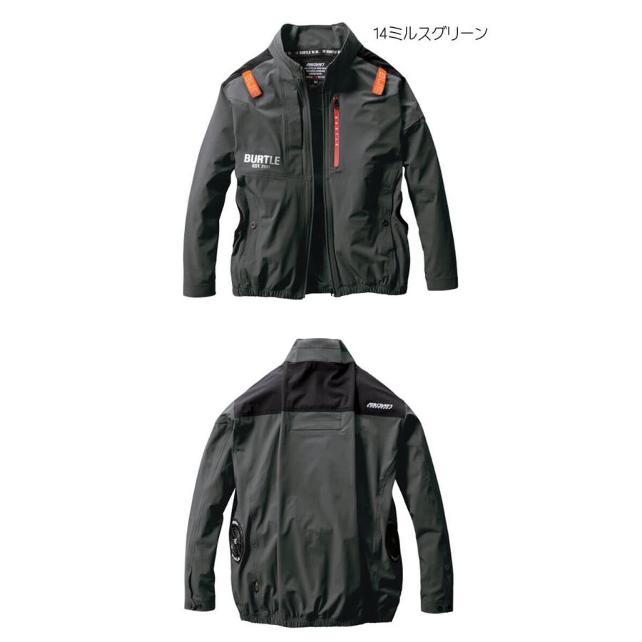 BURTLE（バートル） 送料無料 エアークラフト長袖ブルゾン(ファンなし