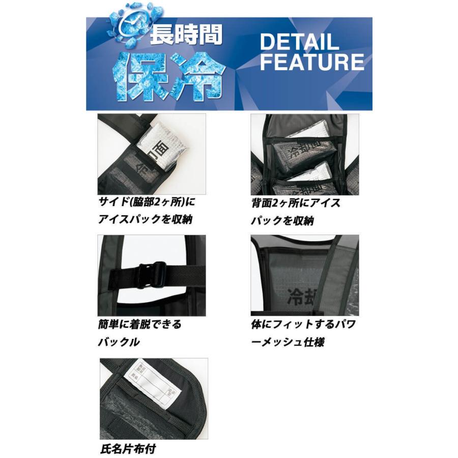 アイトス タルテックス TULTEX アイスベスト(アイスパック4個付) AZ