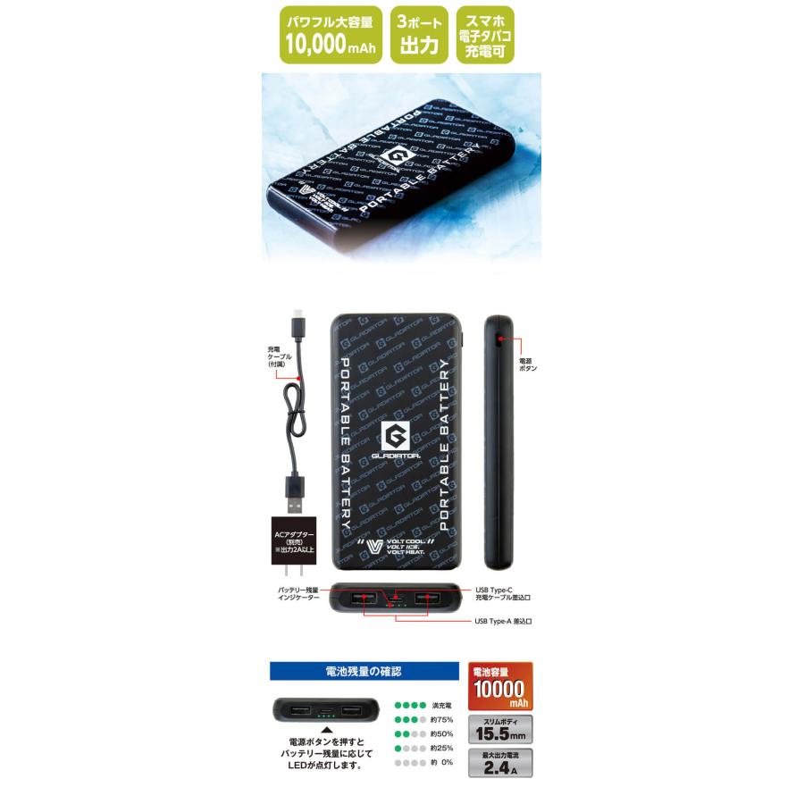 ボルトクールファン・バッテリーセットGF-856 GB-852 グラディエーター