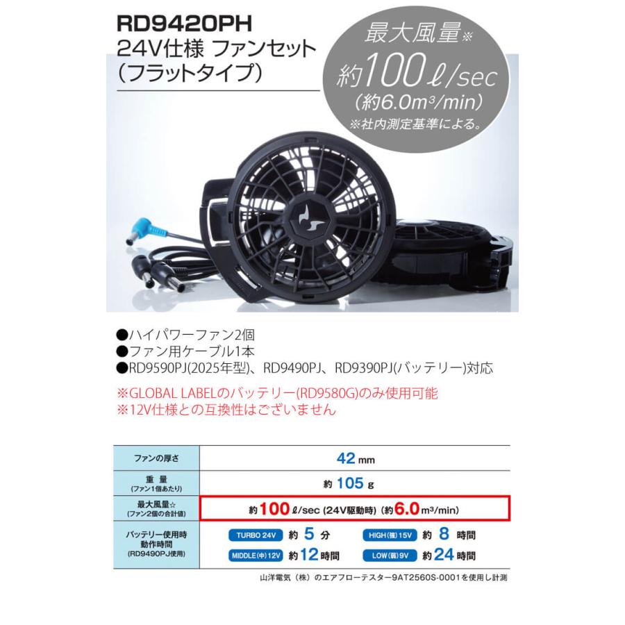 空調風神服 [9月上旬入荷先行予約]空調風神服 ファンセット(フラット