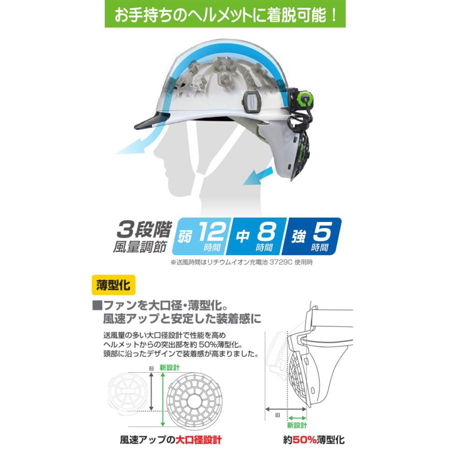 TAJIMA タジマ 清涼ファン風雅ヘッド2 フルセット FH-BA18SEGW ファン