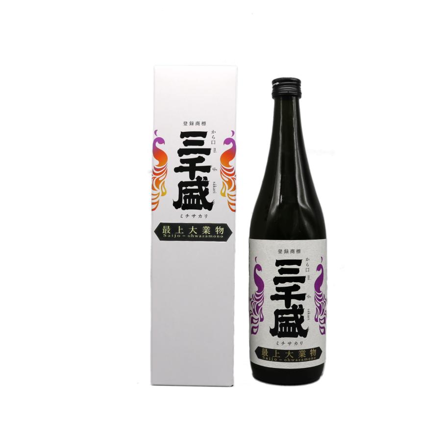 三千盛 純米大吟醸 最上大業物／Saijo-ohwazamono 720ml : 三千盛