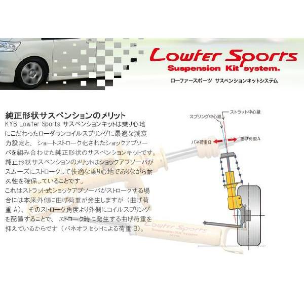 送料無料  カヤバ ローファースポーツ ショック 1台分 ヴェル