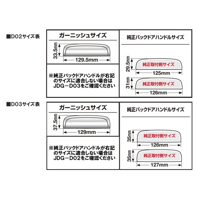 ダイハツ　タントエグゼ・タントエグゼカスタム　Ｌ４５５／４６５系　バックドアハンドルガーニッシュ　クローム |  | 02
