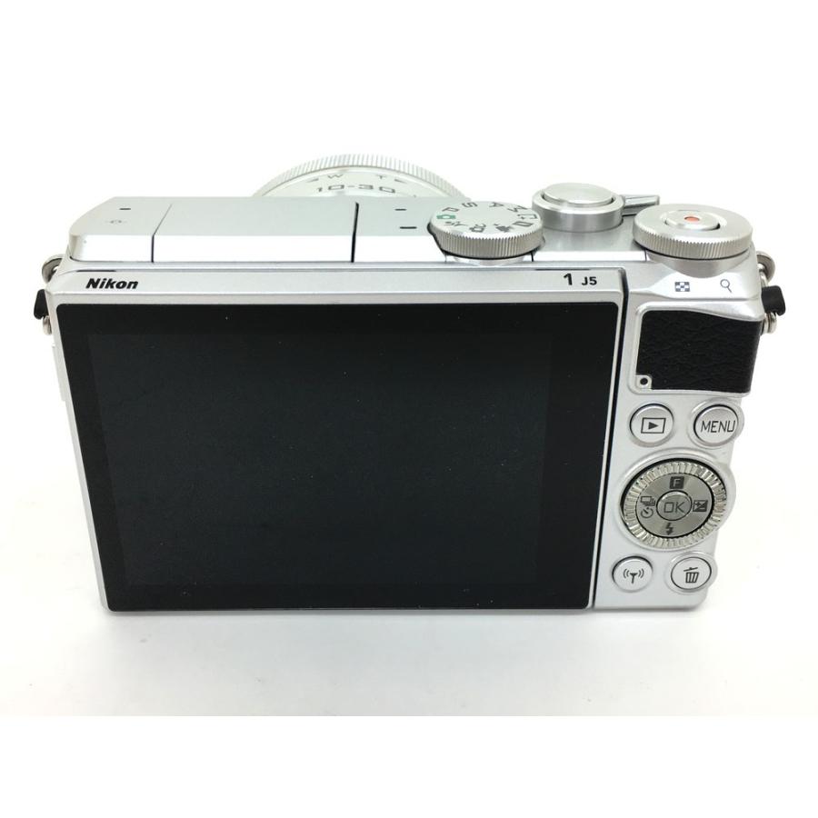 店 中古品 定番のお歳暮 冬ギフト ニコン Nikon1 ダブルレンズキット 社外バッテリー J5 充電器付き