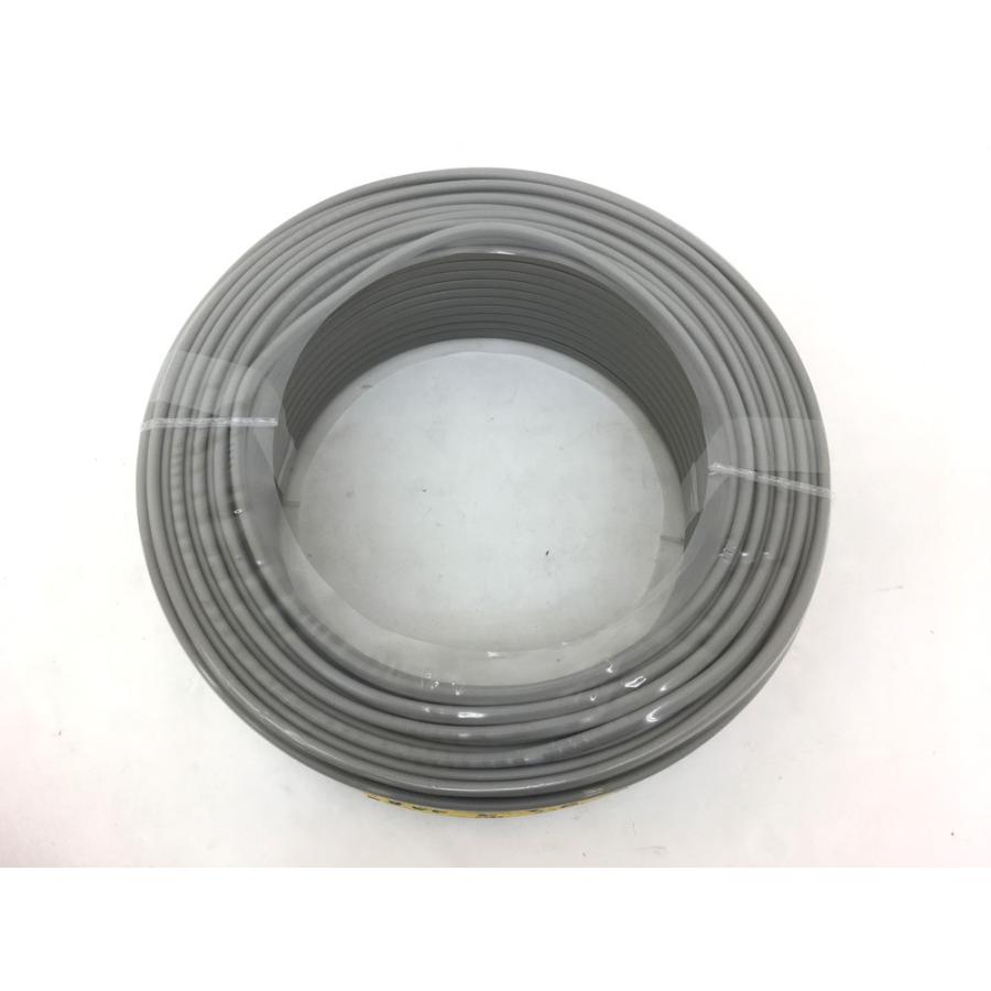 未使用品 テイコク VVF ケーブル 2×1.6mm 白・黒 100ml 灰色 1巻『沖縄