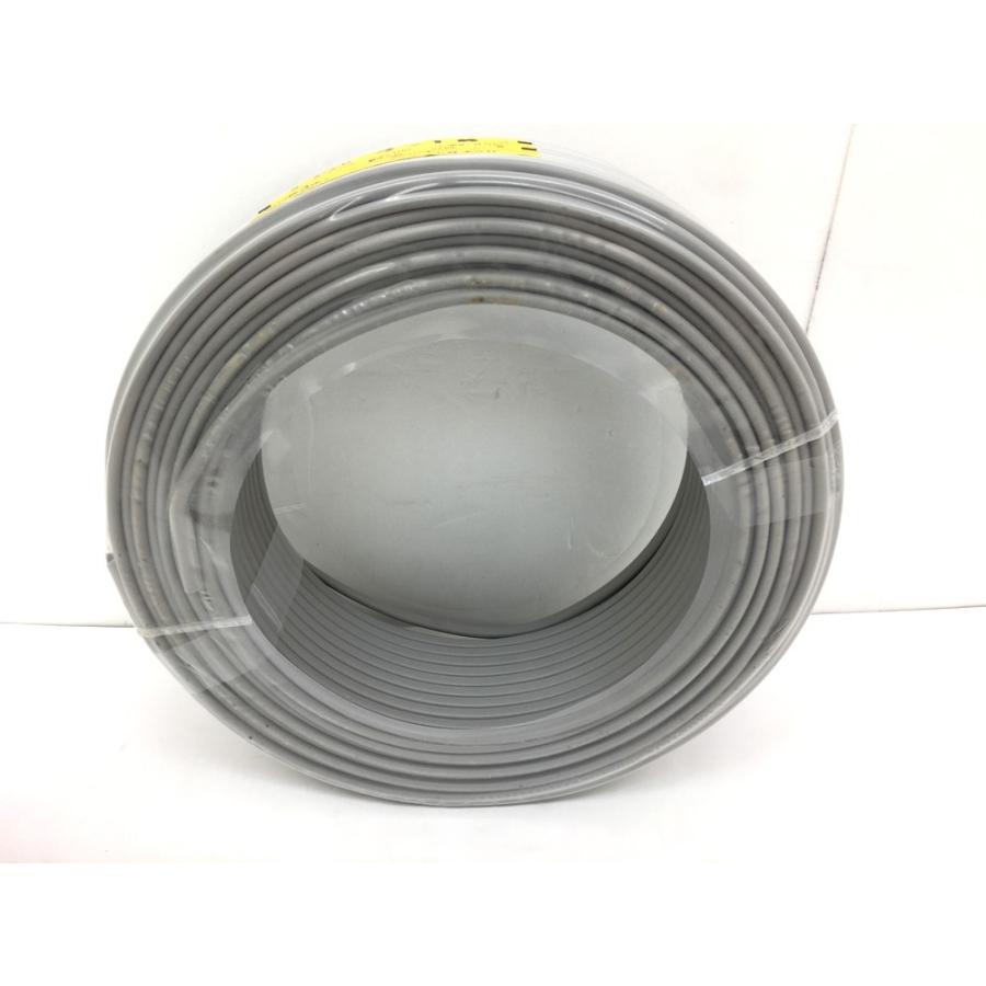 未使用品 テイコク VVF ケーブル 2×1.6mm 白・黒 100ml 灰色 1巻『沖縄