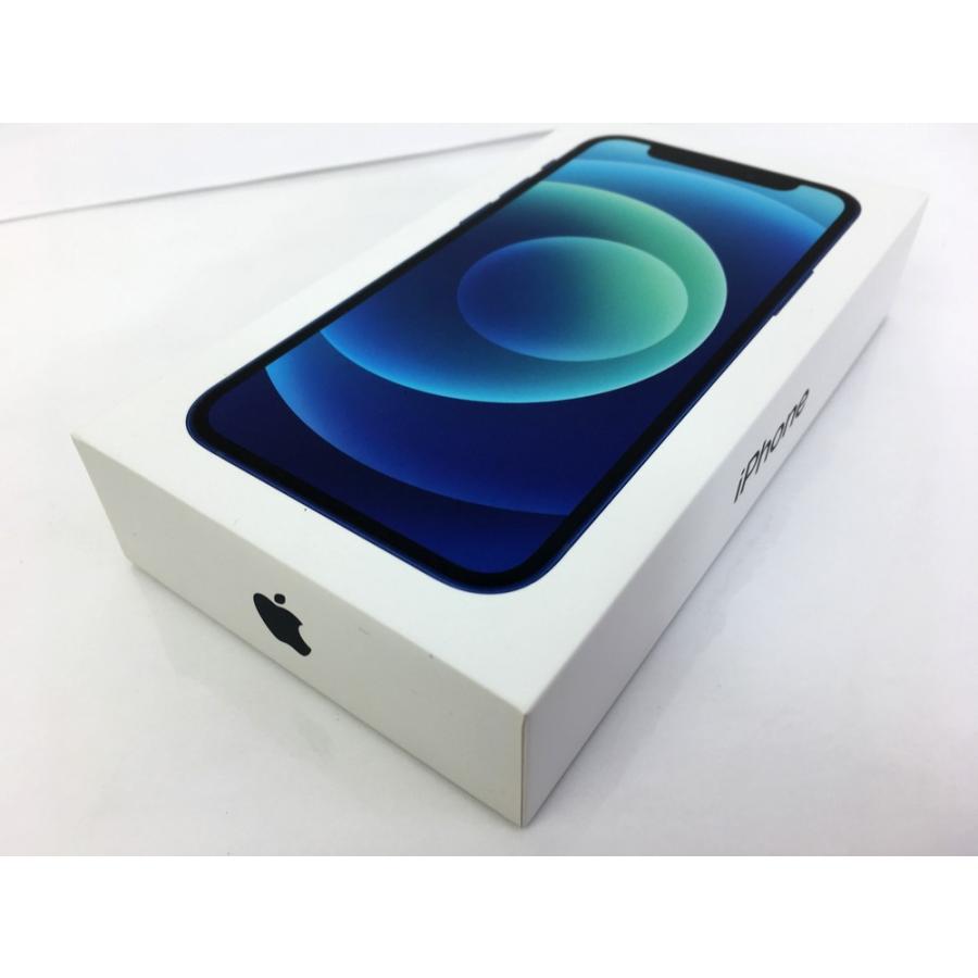 □（店）中古品 Apple iPhone 12 mini 128GB ブルー MGDP3J/A A2398 