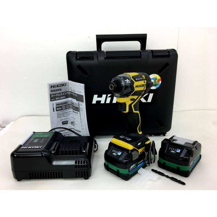 店）未使用品 HiKOKI ハイコーキ WH36DC 2XPSZ DY マルチボルト 36V 