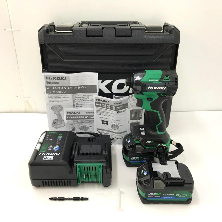 未使用品 ハイコーキ WH36DD(2XHLSZ) コードレスインパクトドライバ 