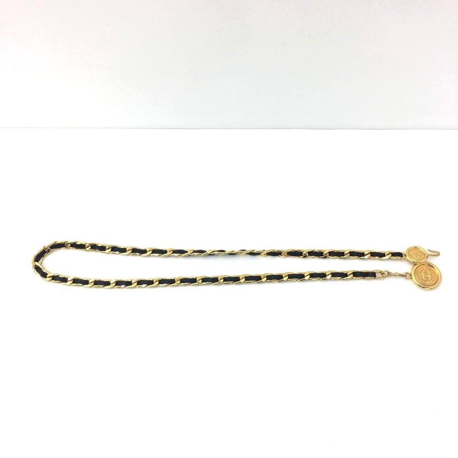 CHANEL 31 RUE CAMBON チェーンベルト GP×レザー 中古品 程度良好 CHANEL シャネル 31 RUE CAMBON GP×レザー