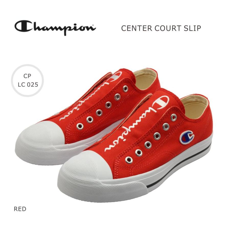 Champion チャンピオン レディース スニーカー センター コート スリップ スリッポン Cp Lc 025 靴 赤 レッド Cplc025 ミッキー靴店 通販 Yahoo ショッピング