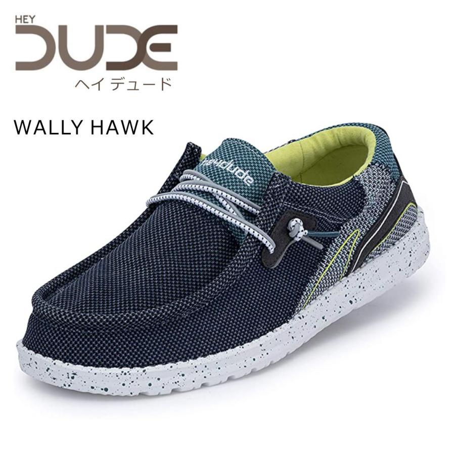 HEY DUDE ヘイ デュード メンズ WALLY HAWK ウォーリー ホーク シューズ 靴 スニーカー SPACE BLUE スペース