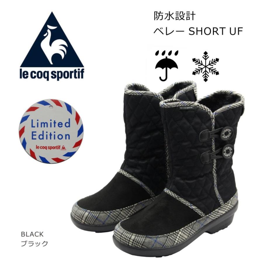 Lecoq ルコック レディース ブーツ ベレー ミッド Uf 19 防水 レイン スノー ブラック Lecoq19bl ミッキー靴店 通販 Yahoo ショッピング