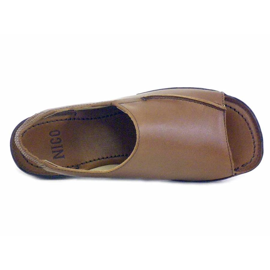 ニコ（ファション） NICO ニコ 387 BRN : ミッキーシューズ