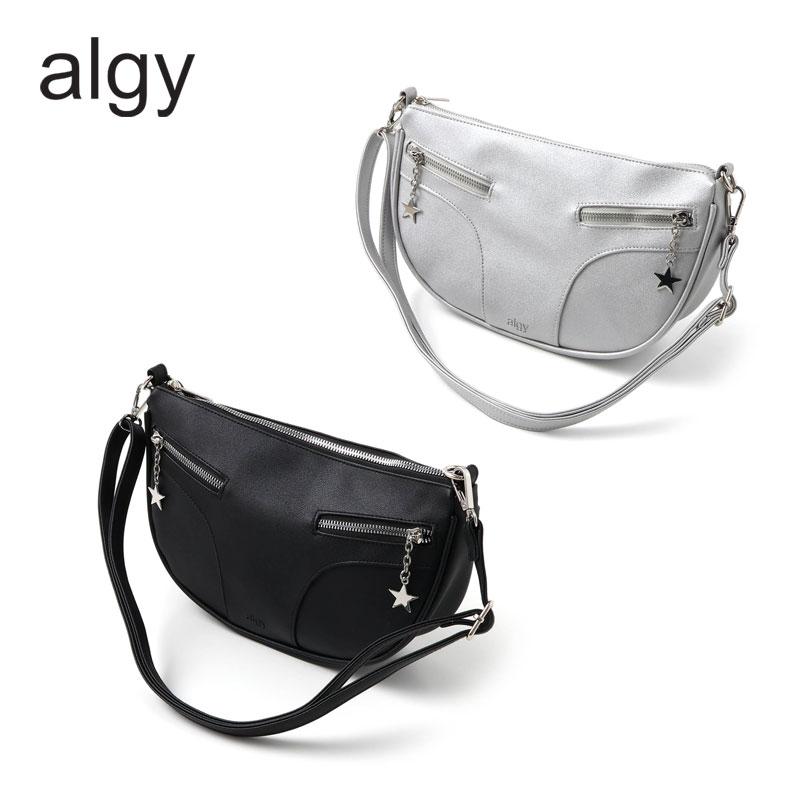algy（アルジー） 子供用t algy ジップデザイン ショルダー バッグ
