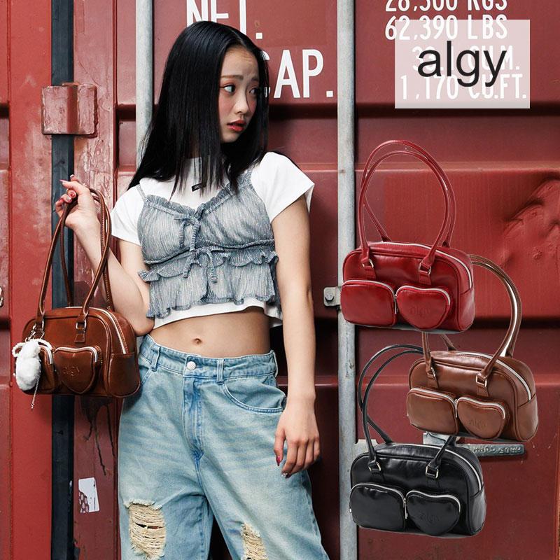 『Tiny Angele』 algy（アルジー） セール 子供用t algy Wポケット ミニボストン