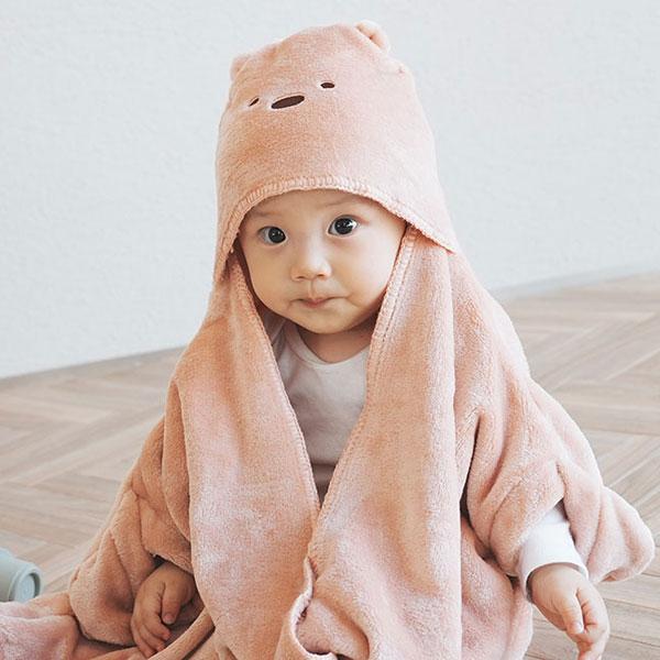 美品♡ピーチドット プティバス 【B品】ひざ掛け おくるみ RIO（リオ） ベビー t RIO どうぶつ おくるみ 布団 寝相アート お