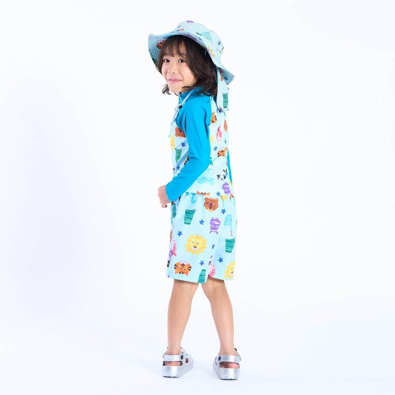 BIT'Z（ビッツ） 子供服 動物切り絵柄 日よけハット 水陸両用 キッズ