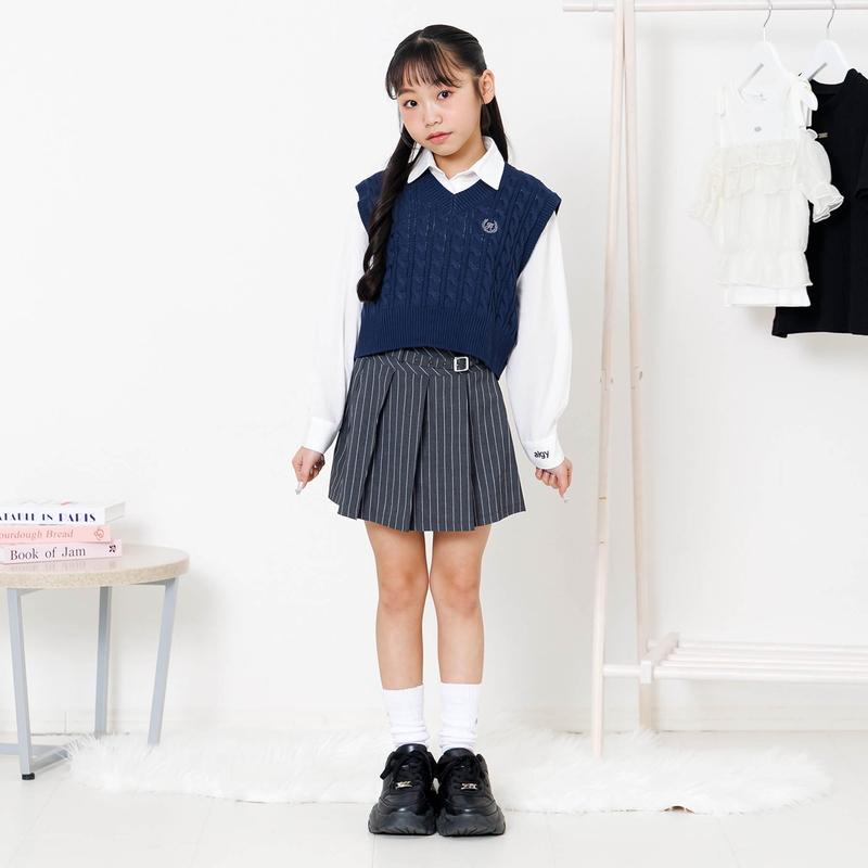 algy（アルジー） セール 子供服 セレモニー 卒服 透かし編みニット