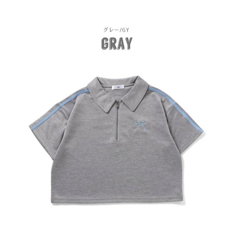 algy（アルジー） 子供服 ハーフジップ Tシャツ キッズ 女の子