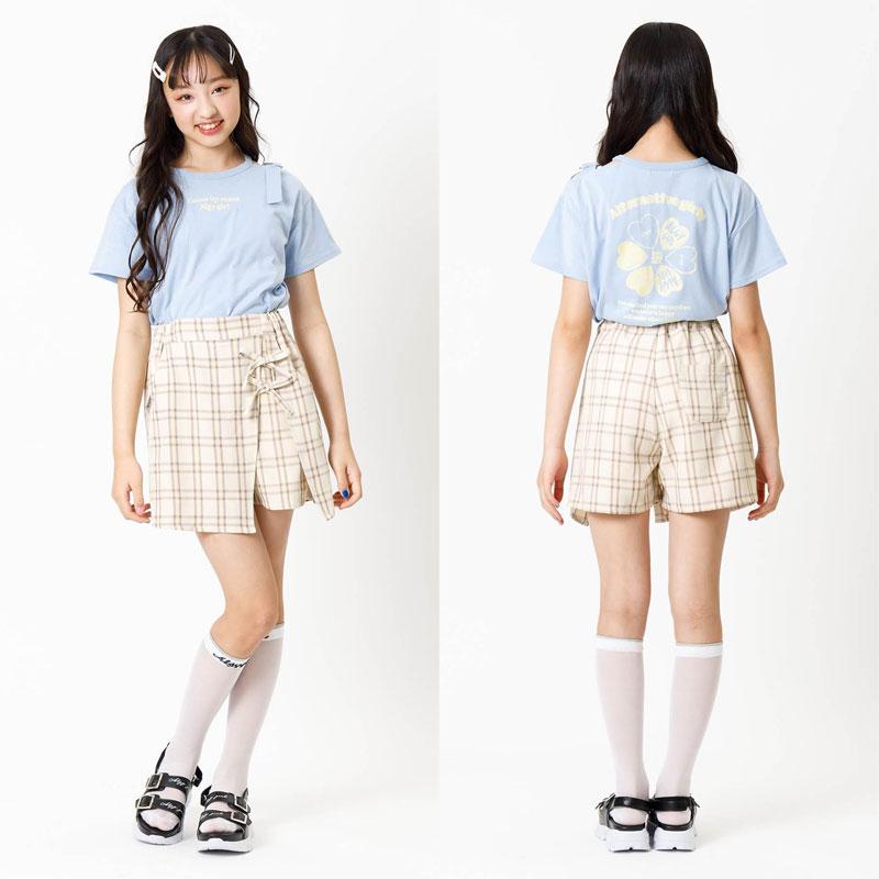 子供服 ALGY アルジー ハートフラワー Tシャツ 半袖 キッズ