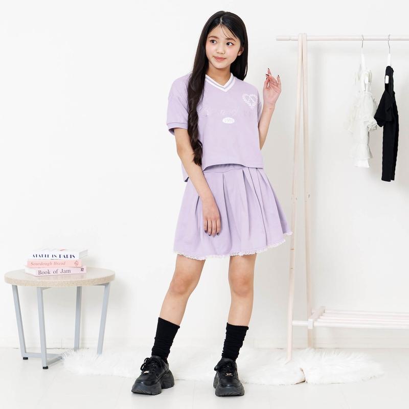 algy（アルジー） 子供服t algy ラメ ミニ裏毛 セットアップ キッズ