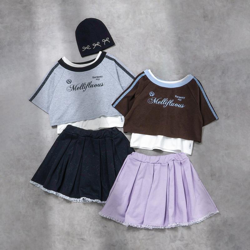 algy（アルジー） 子供服t algy ラメ ミニ裏毛 セットアップ キッズ