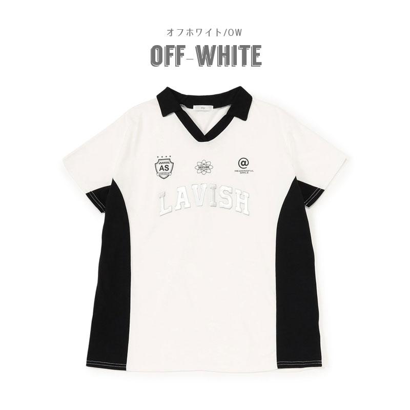 algy（アルジー） 子供服 衿付き BIG Tシャツ女の子 キッズ 半袖