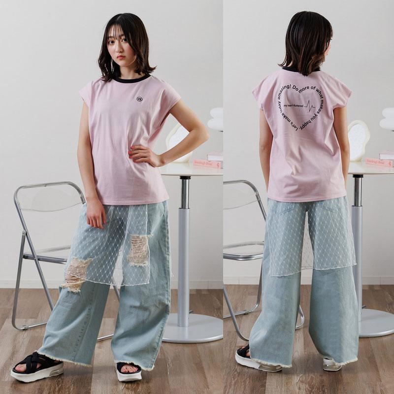 新品　未使用　半袖アイテム　アルジー　ラブトキ　10枚まとめ売り algy（アルジー） 子供服 フレンチスリーブ ワンポイント シシュウ T