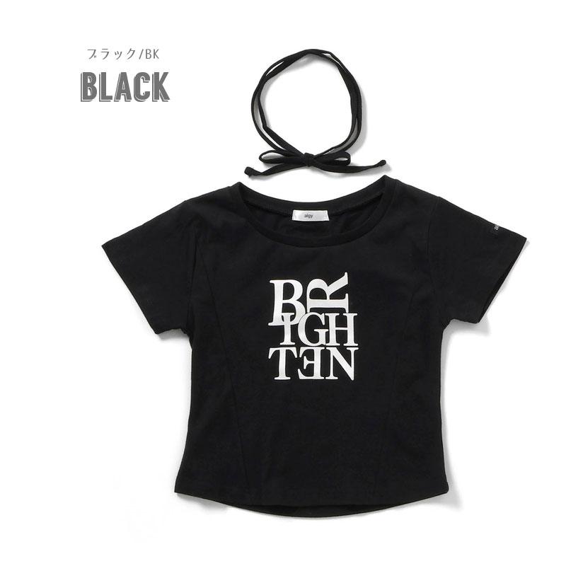 algy（アルジー） 子供服 チョーカー付きT 女の子 キッズ 半袖 Tシャツ