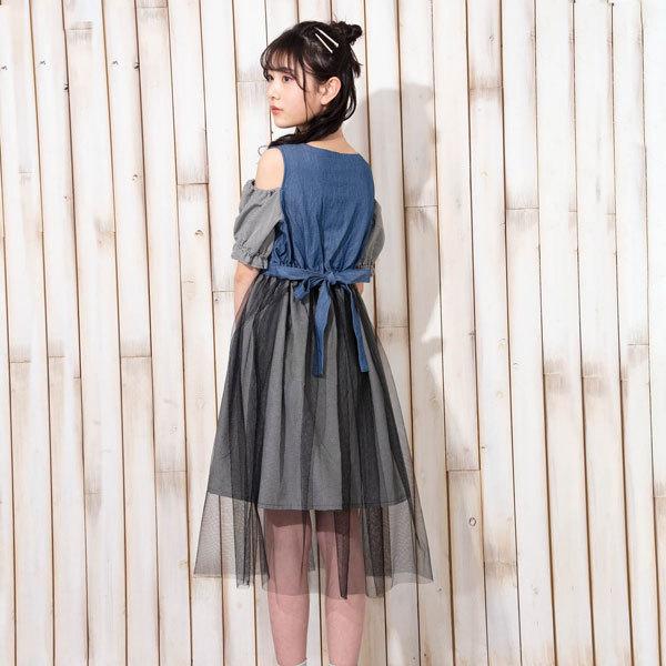 子供服 アルジー チュール ドッキング ワンピワンピース Algy キッズ 女の子 子ども ジュニア ニコプチ6月号掲載 21夏 G ミッキーキッズ 通販 Yahoo ショッピング