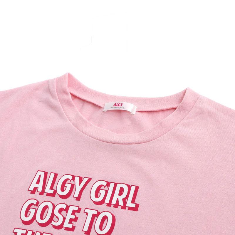 algy（アルジー） 子供服 シアーキャミワンピ＆Tシャツ セット キッズ