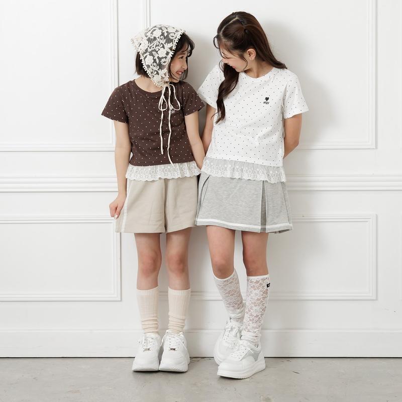 algy（アルジー） セール 子供服t ALGY puchily サイド レースライン