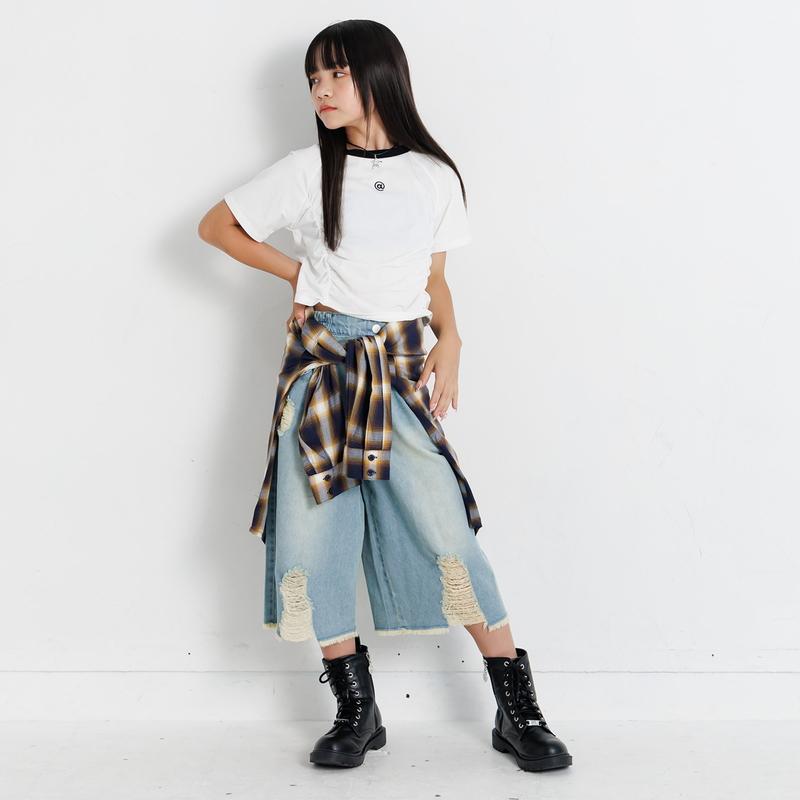 algy（アルジー） セール 子供服 BIG チェック シャツ キッズ 女の子