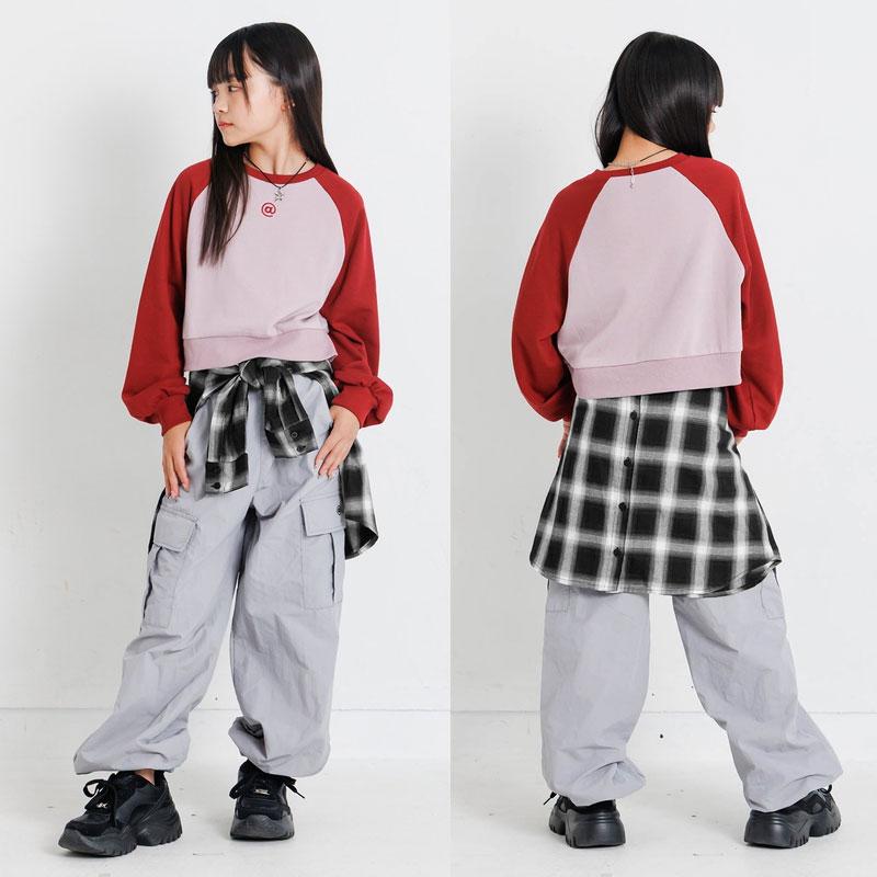 algy（アルジー） セール 子供服 BIG チェック シャツ キッズ 女の子