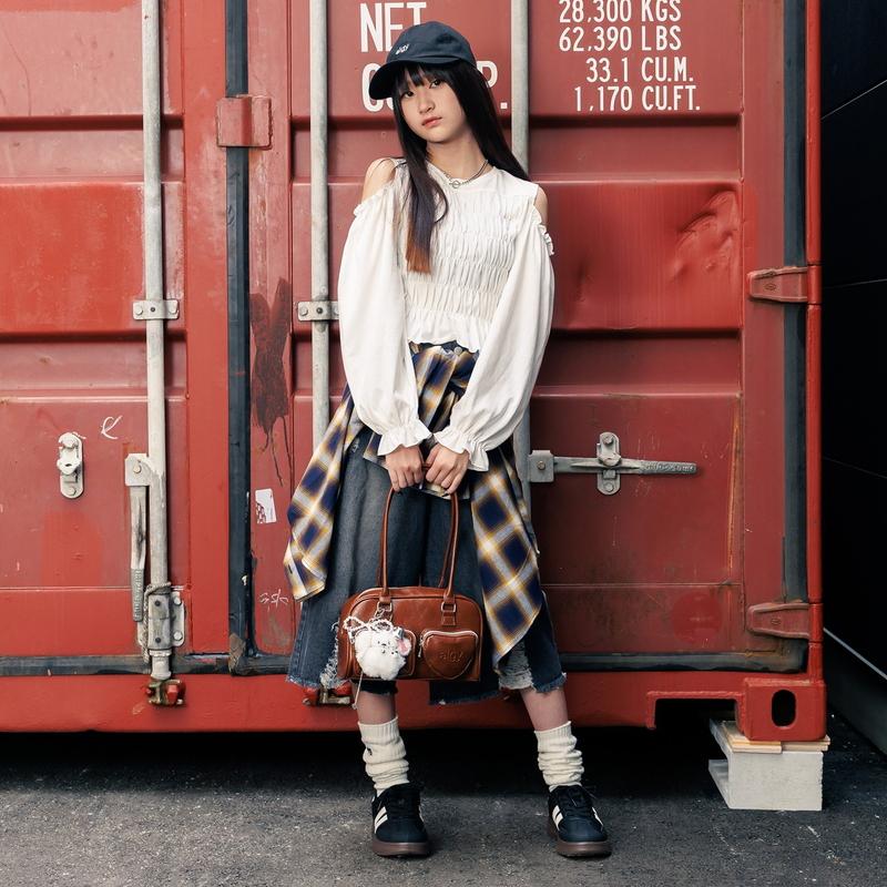 algy（アルジー） セール 子供服 BIG チェック シャツ キッズ 女の子