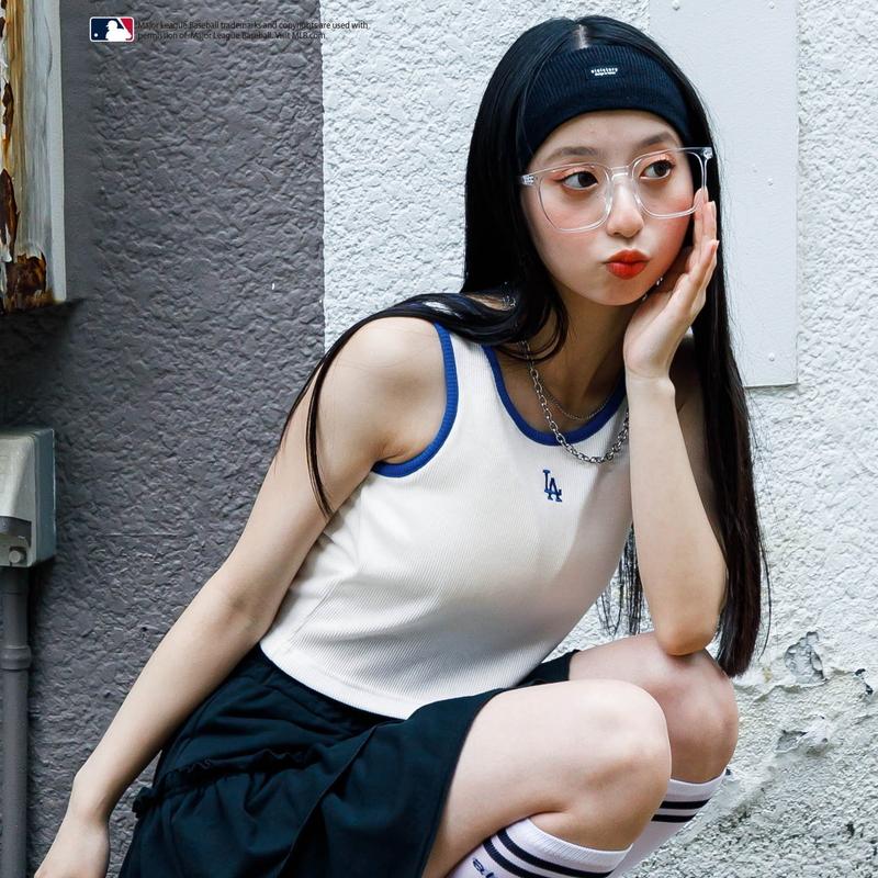 algy（アルジー） タイムセール 子供服 MLB クロップド タンクトップ
