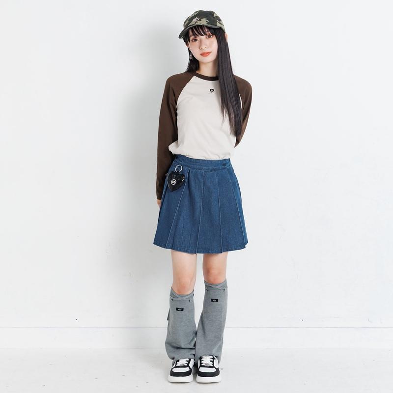 algy（アルジー） セール 子供服 チャーム付き プリーツ スカパン