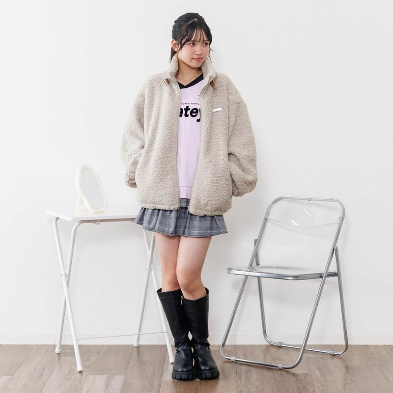 algy（アルジー） セール 子供服t algy 柔らかボアブルゾン キッズ