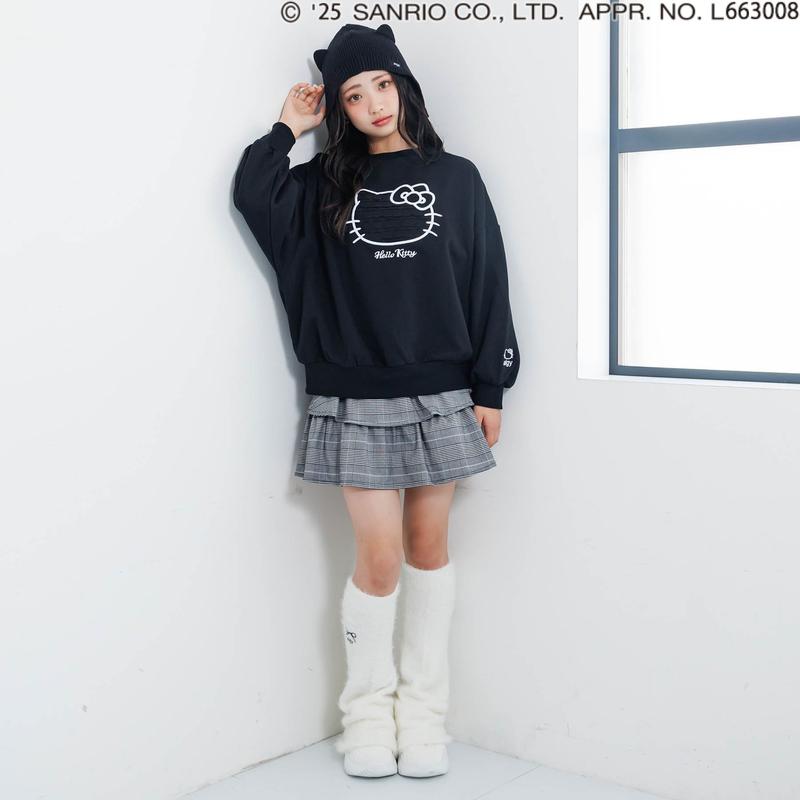 algy（アルジー） セール 2025秋冬t algy ハローキティ 裏起毛 BIG