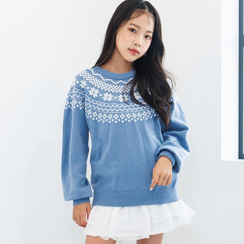 algy（アルジー） 子供服t algy ノルディック ニット 女の子 トップス