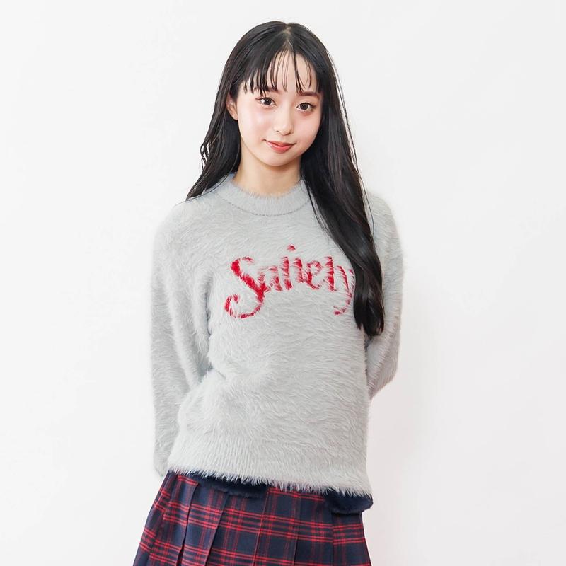 algy（アルジー） セール 子供服t algy ロゴジャガード シャギー