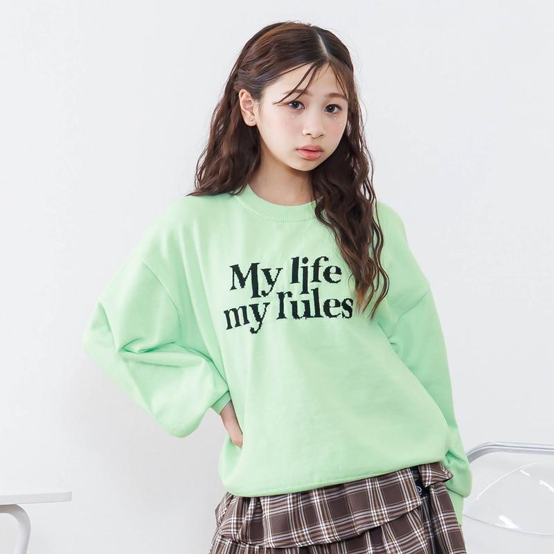 algy（アルジー） セール 子供服t algy ロゴ スムース ニット トップス