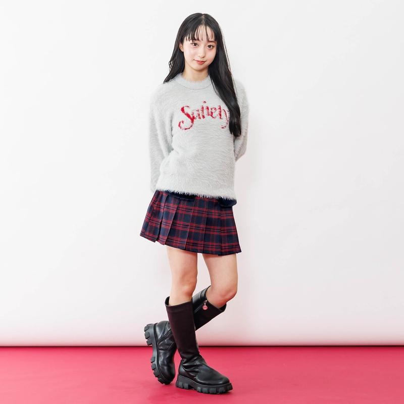 algy（アルジー） タイムセール 子供服 エコファー フラップ プリーツ