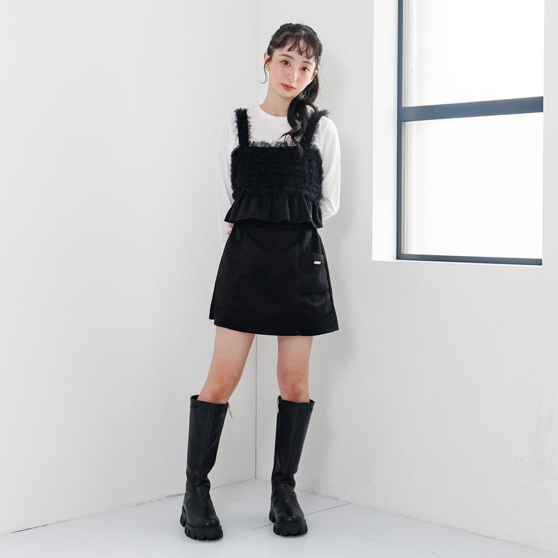algy（アルジー） タイムセール 子供服 スエード スカパン キッズ