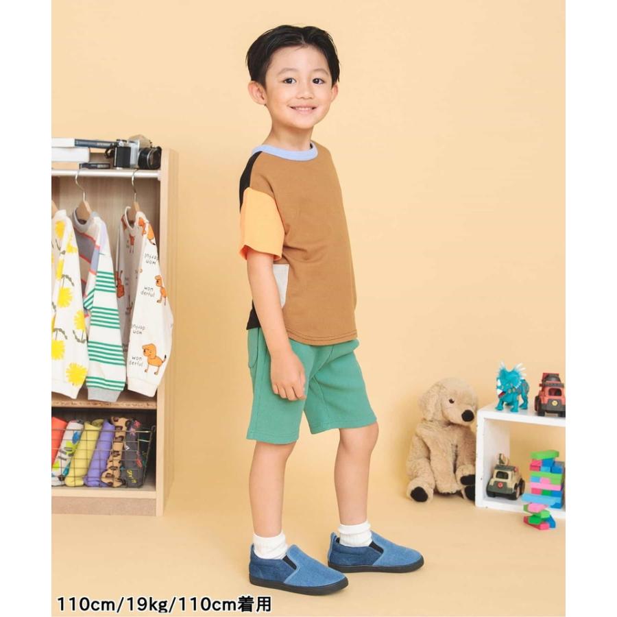 BREEZE（ブリーズ） 子供服 WEB限定 DAISUKI リブ 無地ハーフ パンツ