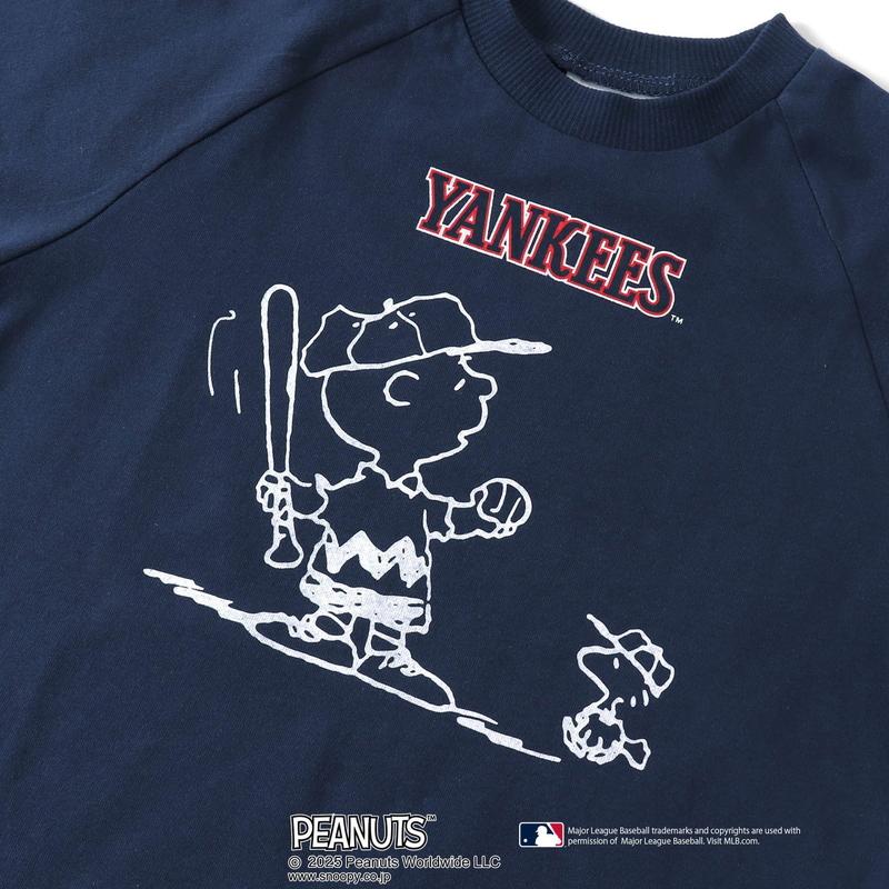 BREEZE（ブリーズ） 子供服 MLB×PEANUTS 半袖 Tシャツ キッズ 女の子