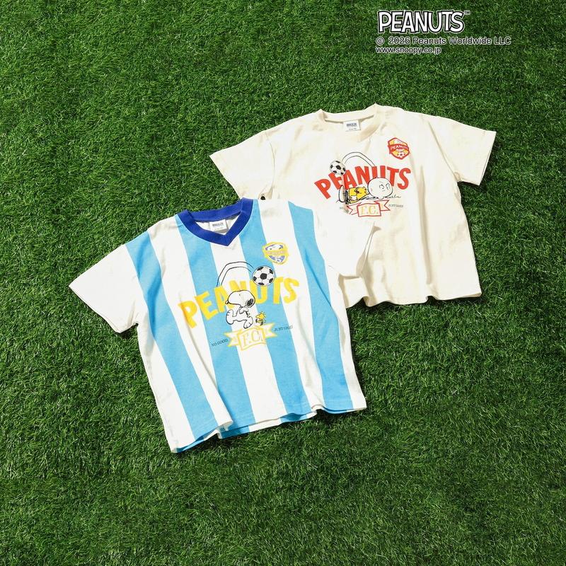BREEZE（ブリーズ） セール 子供服 PEANUTS サッカーユニフォーム風 T